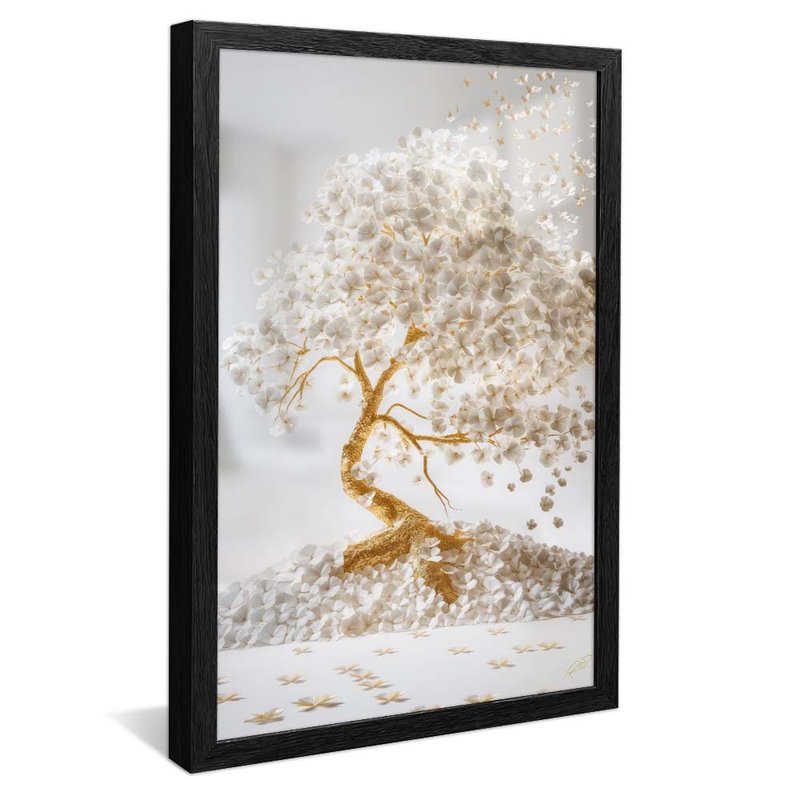 Tree of White and Golden Life V1784 Canvas