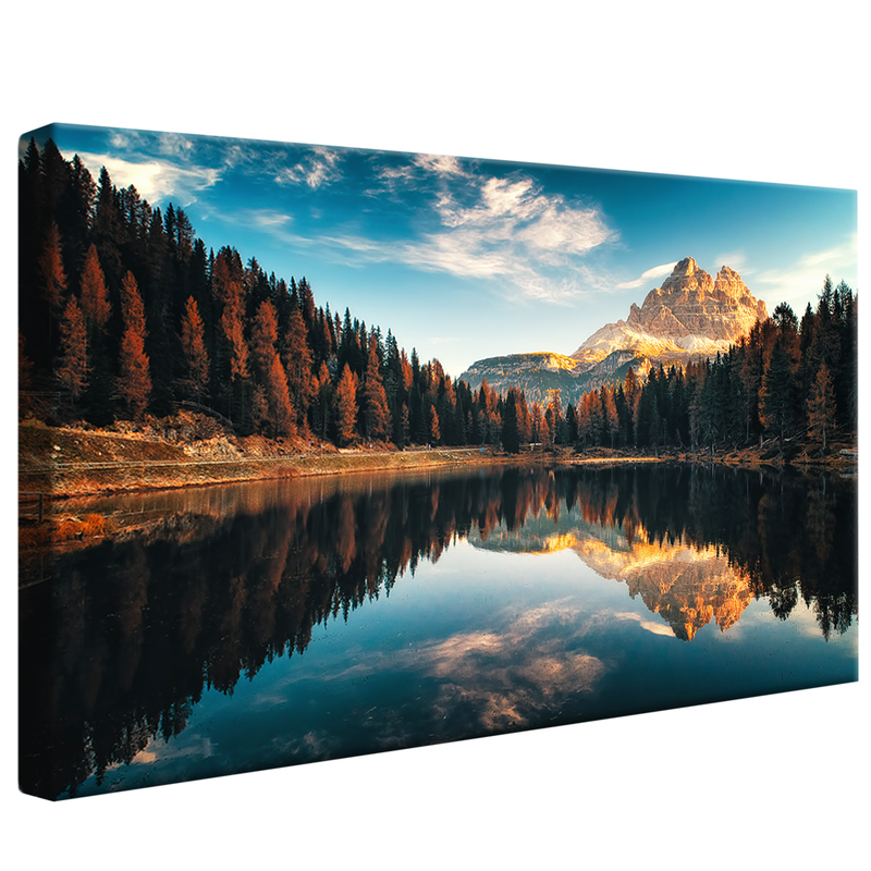 1 Piece Trees and Lake V1188 Canvas