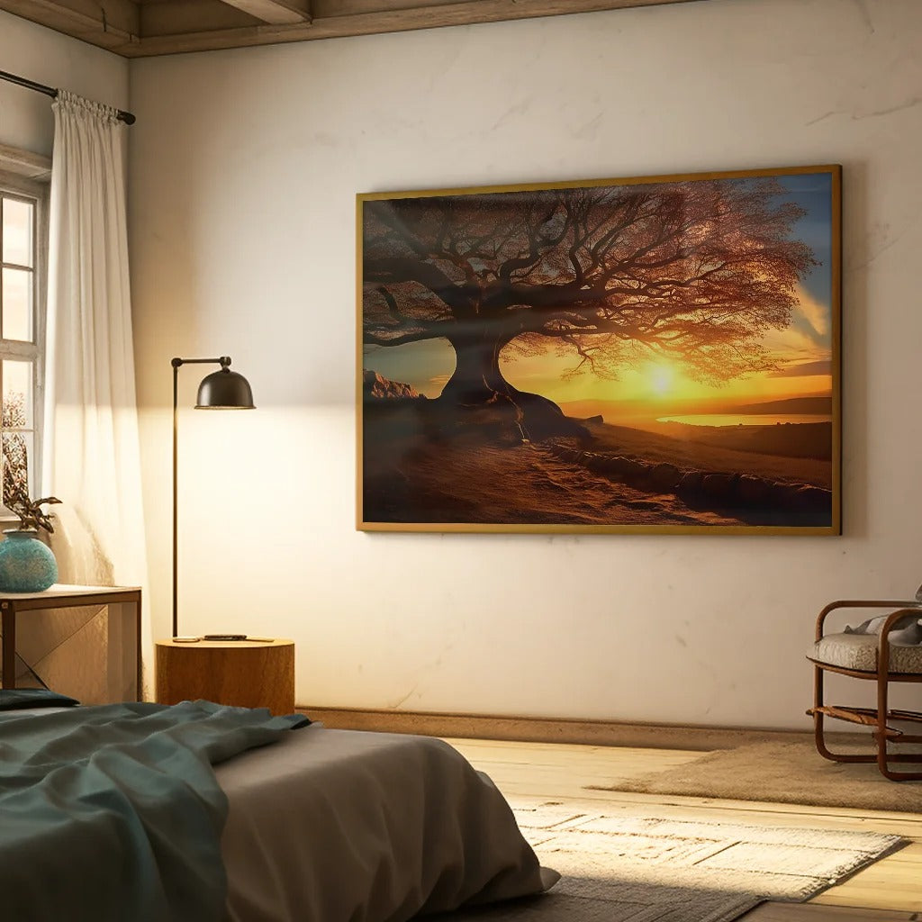 Trees at Sunset Canvas V765