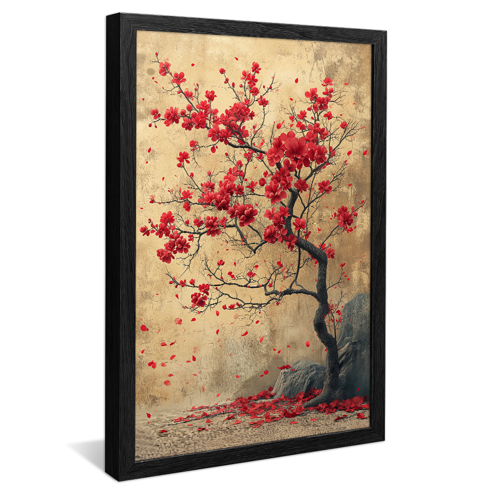 Trees with Red Leaves V1176 Canvas