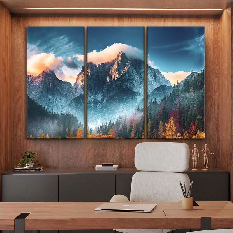 Triglav 3 -screened Kit Peak Canvas