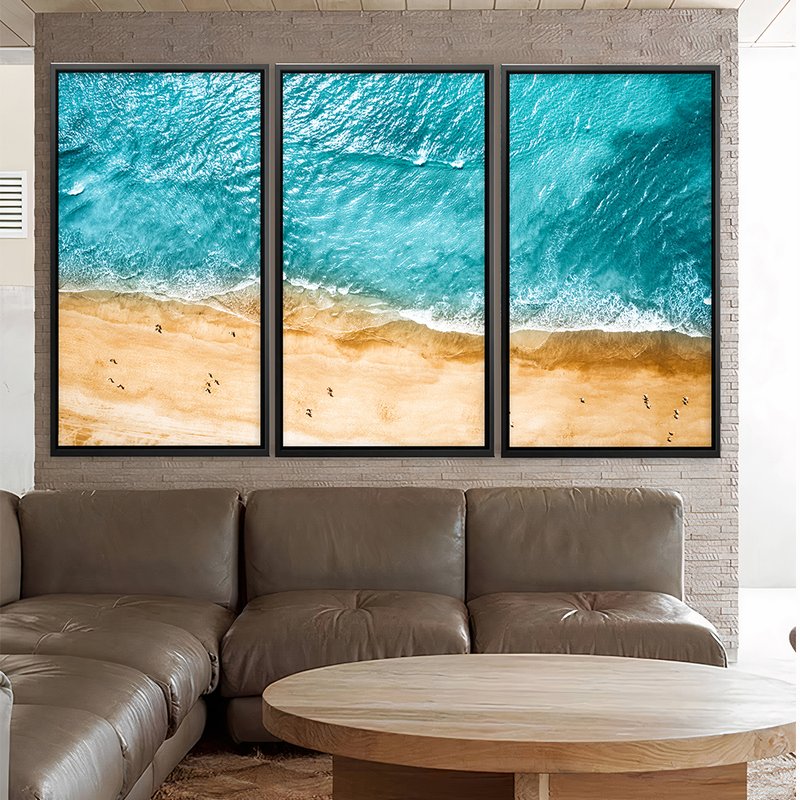 Trio Beach Aguas Clear Canvas