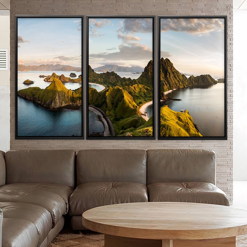 Trio Islands Canvas