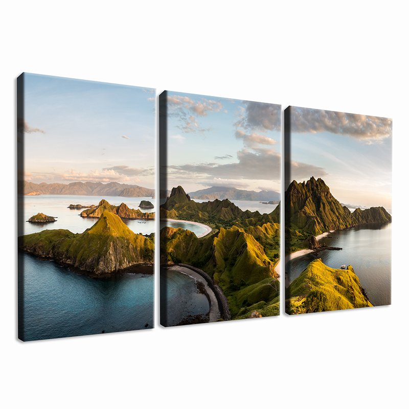 Trio Islands Canvas