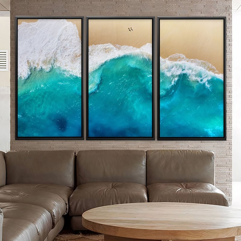 Trio Praia Clara Canvas