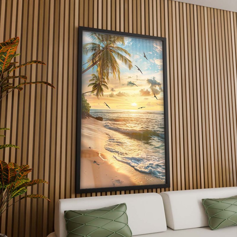 Tropical Beach V1812 Canvas
