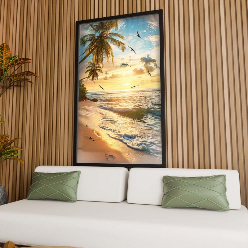 Tropical Beach V1812 Canvas