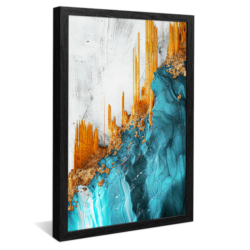 Turquoise Marble V1137 Canvas