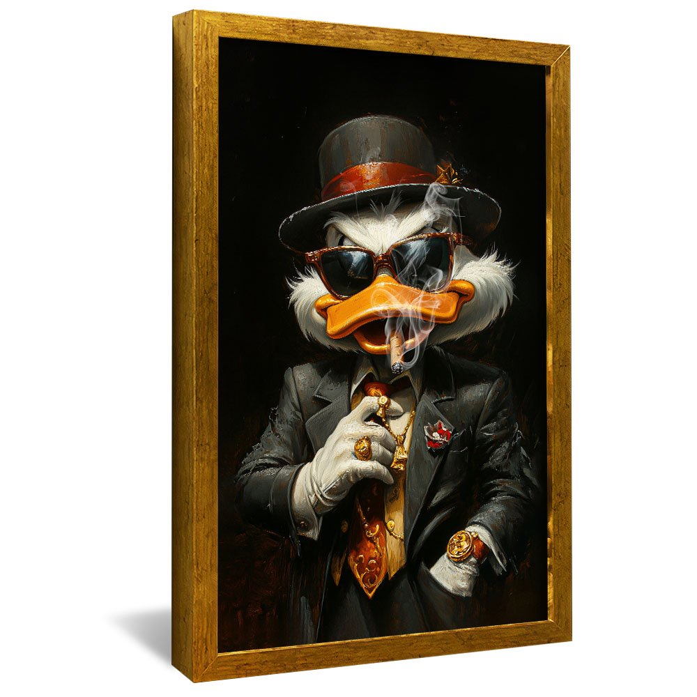 Uncle Scrooge Mafia Boss v2125 Canvas