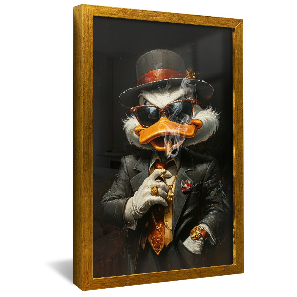 Uncle Scrooge Mafia Boss v2125 Canvas