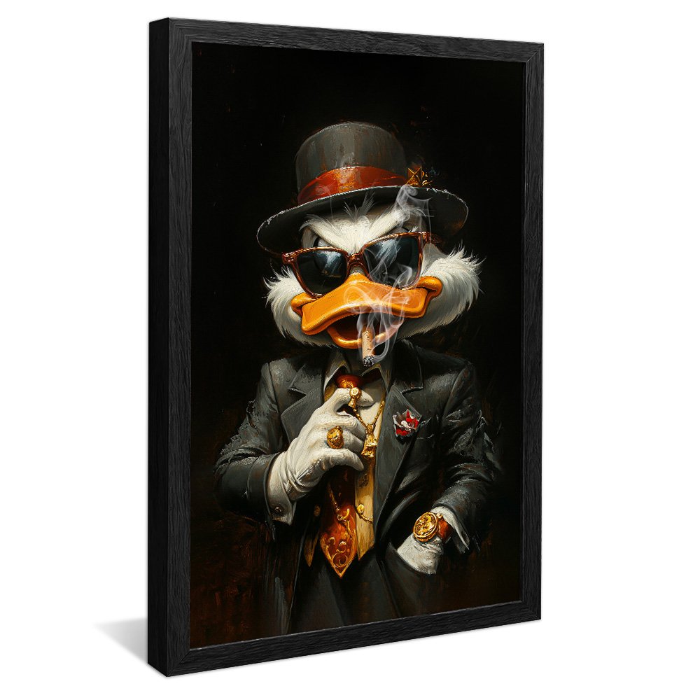 Uncle Scrooge Mafia Boss v2125 Canvas