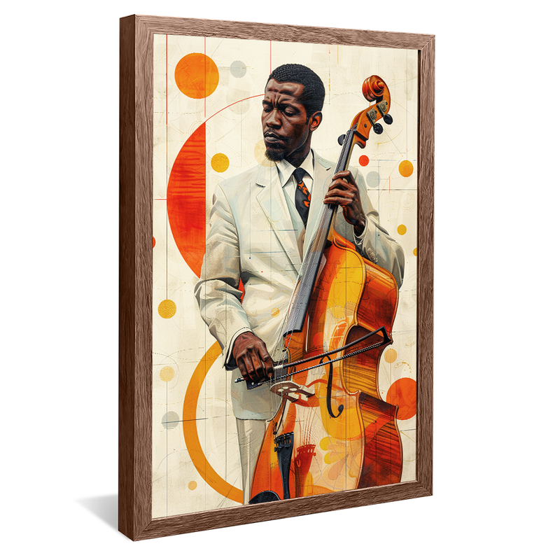 1 Piece Violoncalist at Jazz V1369 Canvas