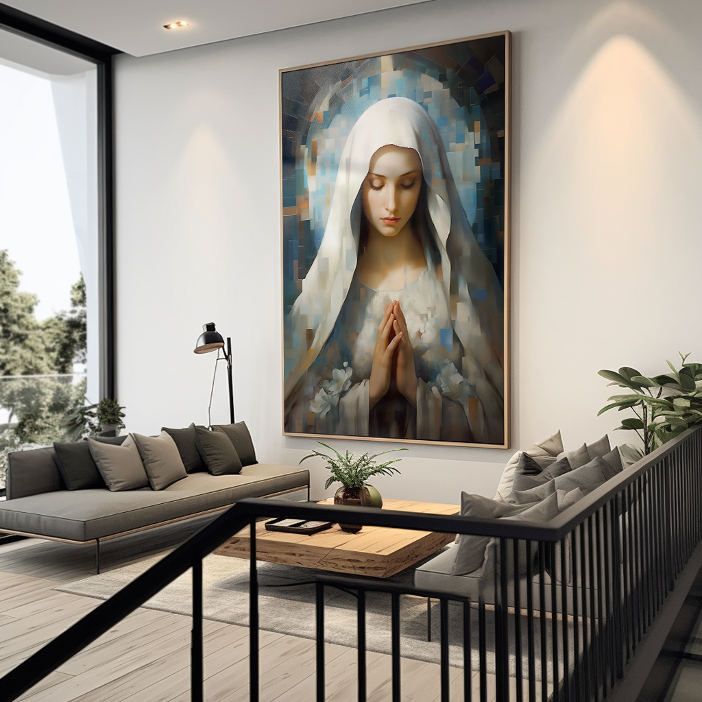 Virgin Mary Canvas v832