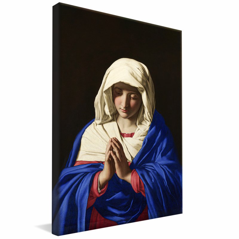 Virgin Mary of Sassoferrato V1136 Canvas