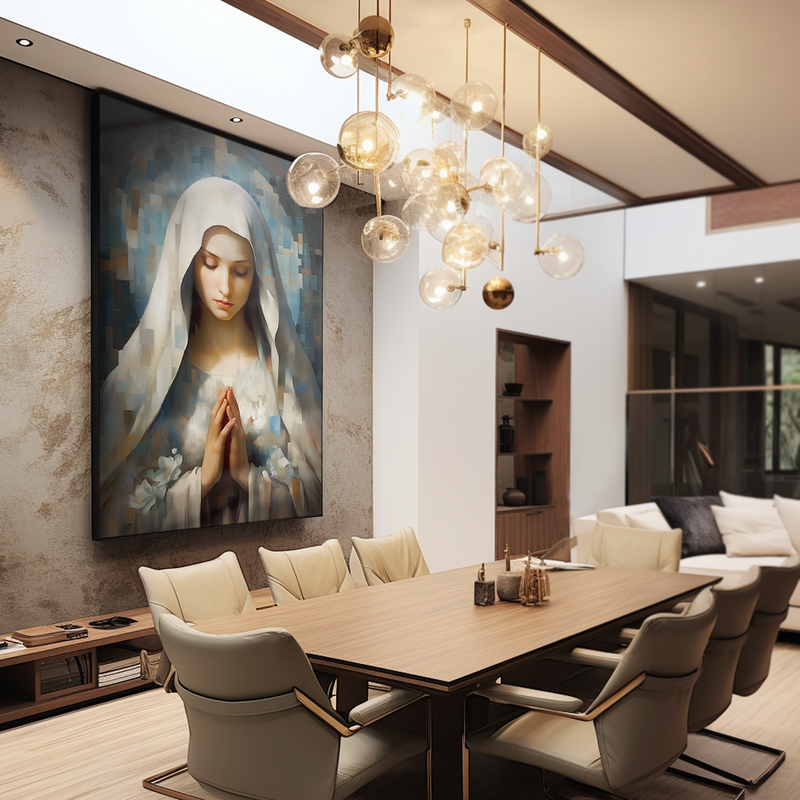 Virgin Mother Maria V832 Canvas