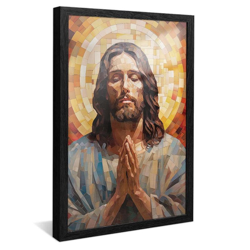 Vitral Jesus christ Praying V1735 Canvas