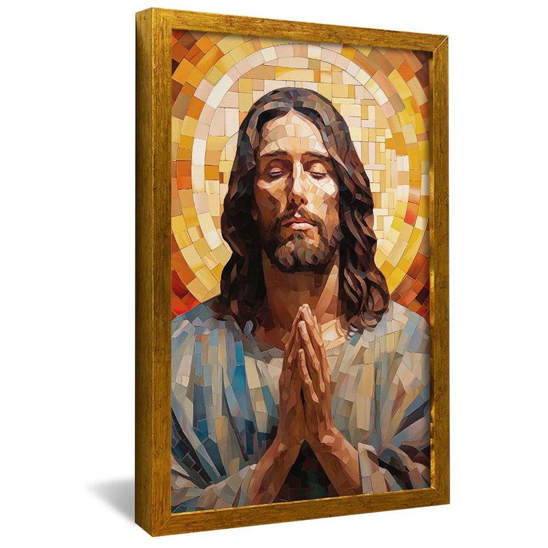 Vitral Jesus christ Praying V1735 Canvas