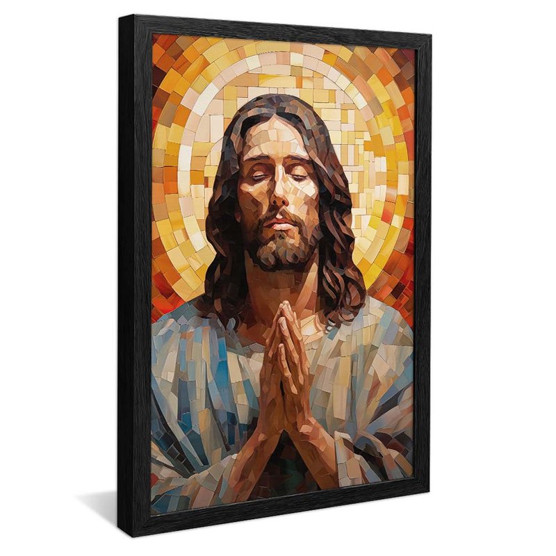 Vitral Jesus christ Praying V1735 Canvas