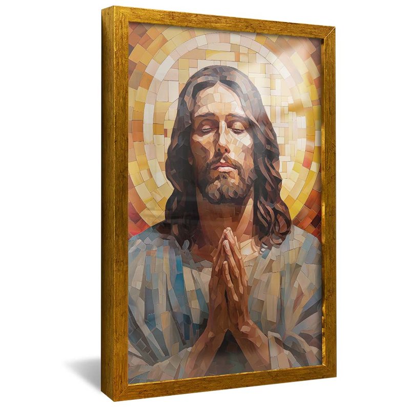 Vitral Jesus christ Praying V1735 Canvas