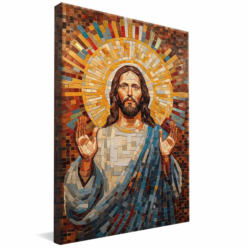 Vitral Jesus praying V1915 Canvas