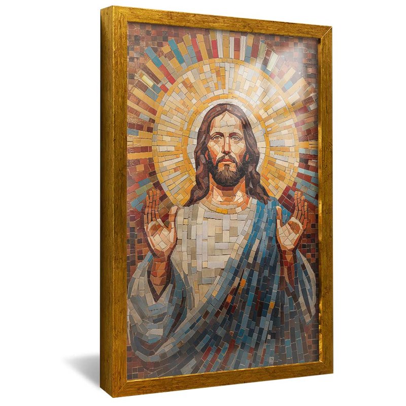 Vitral Jesus praying V1915 Canvas