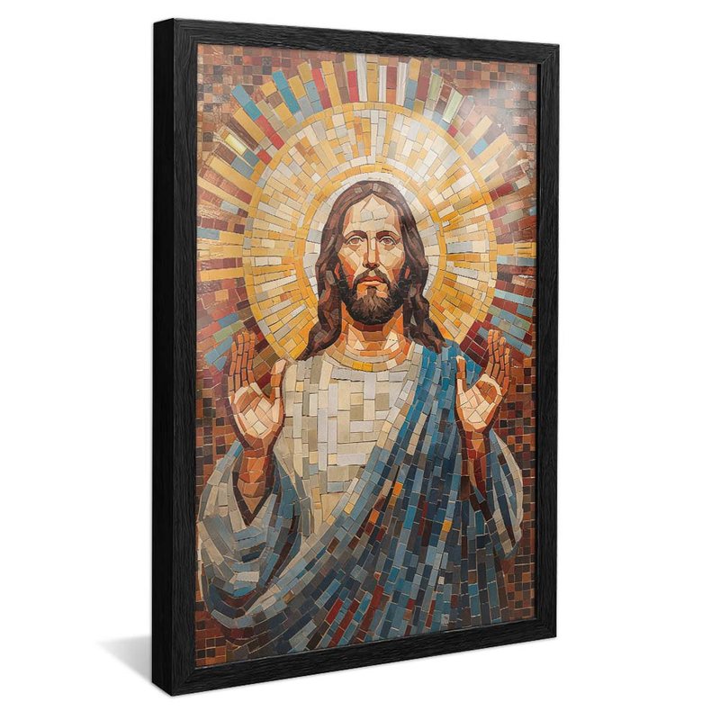 Vitral Jesus praying V1915 Canvas