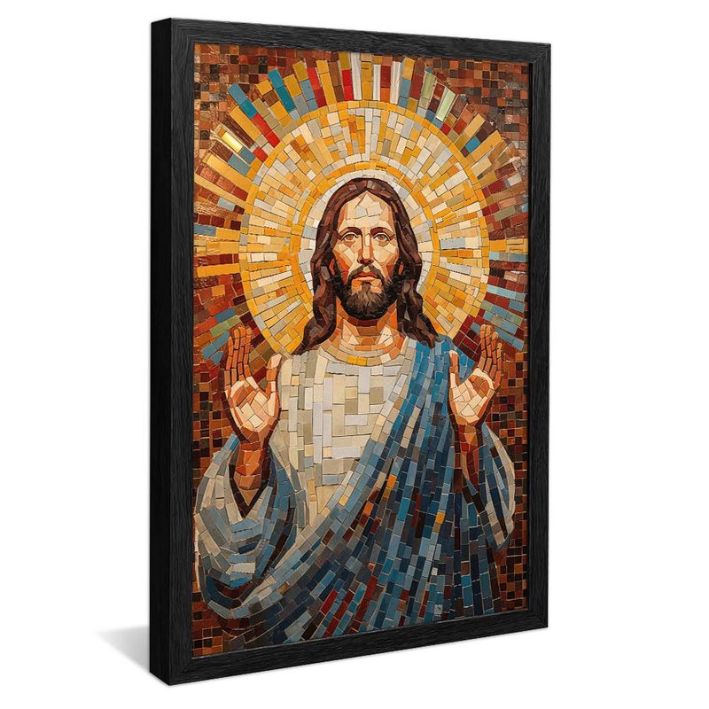 Vitral Jesus praying V1915 Canvas