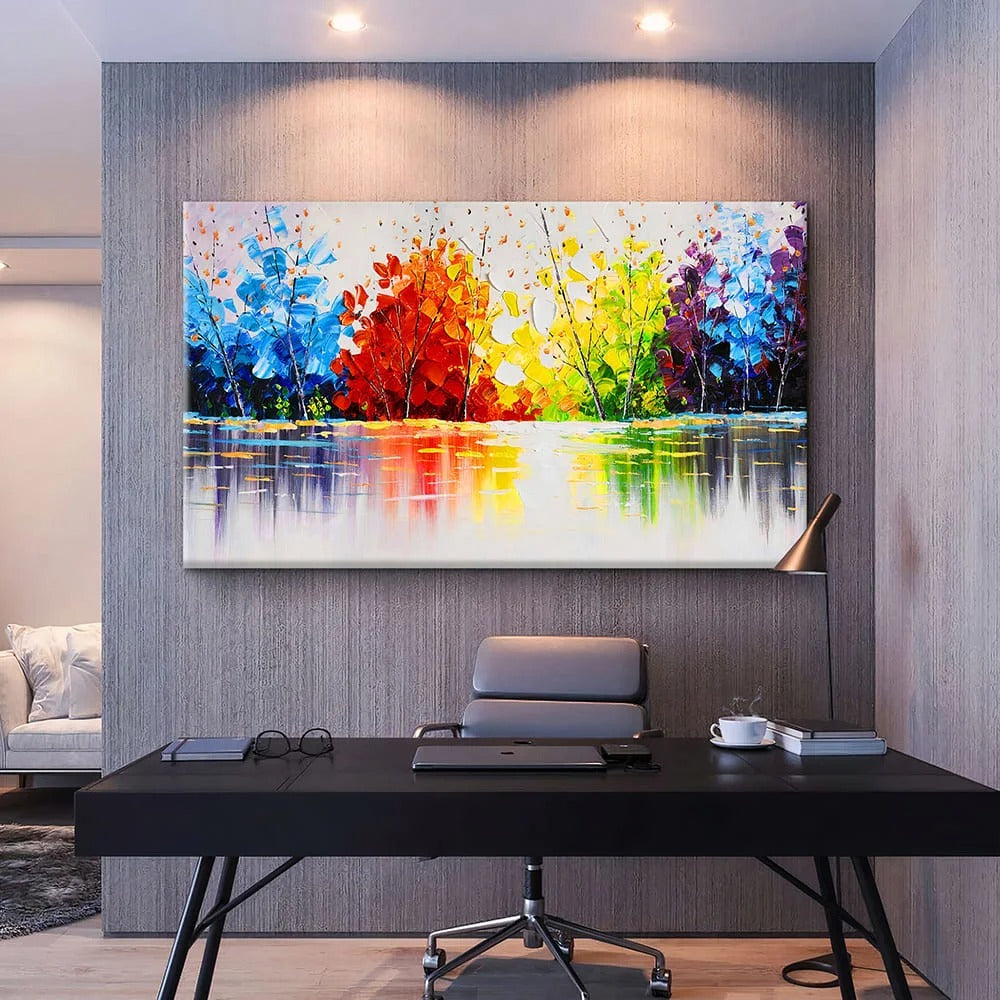 Vivid Color Abstract Canvas