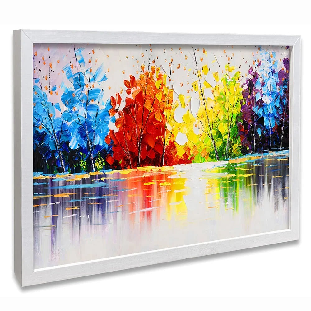 Vivid Color Abstract Canvas