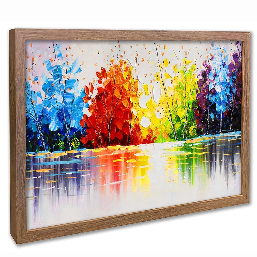 Vivid Color Abstract Canvas