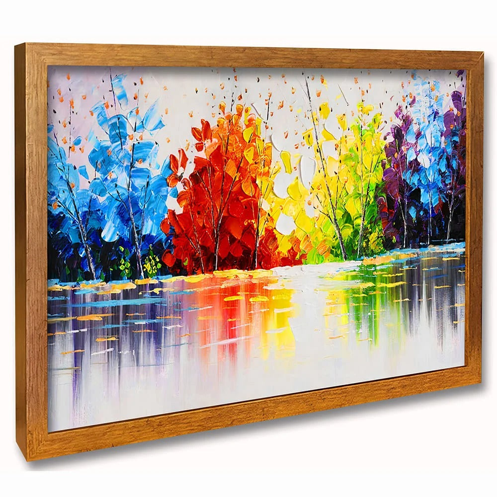 Vivid Color Abstract Canvas