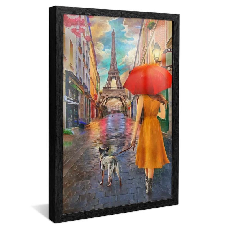 Walk in Paris V1654 Canvas