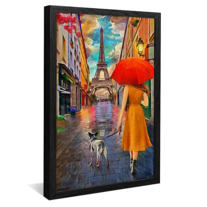 Walk in Paris V1654 Canvas