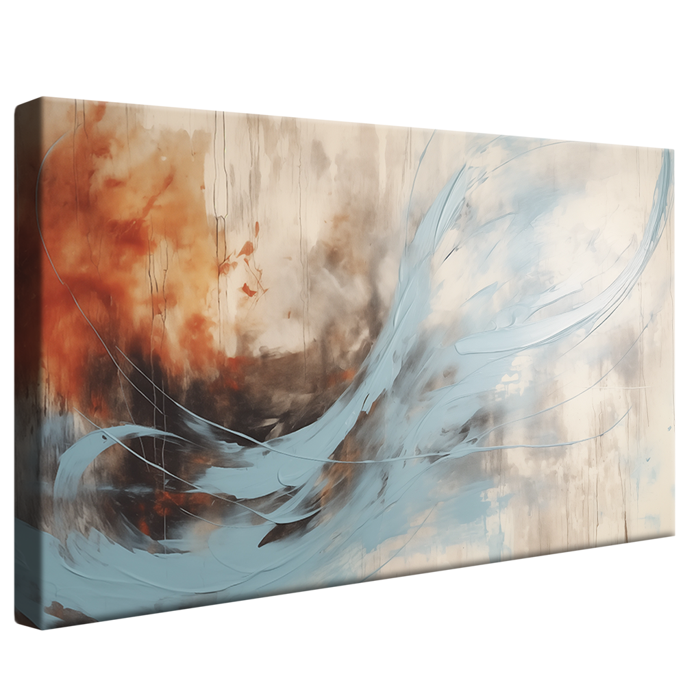 Wall Brushstroke Paint Canvas V1046