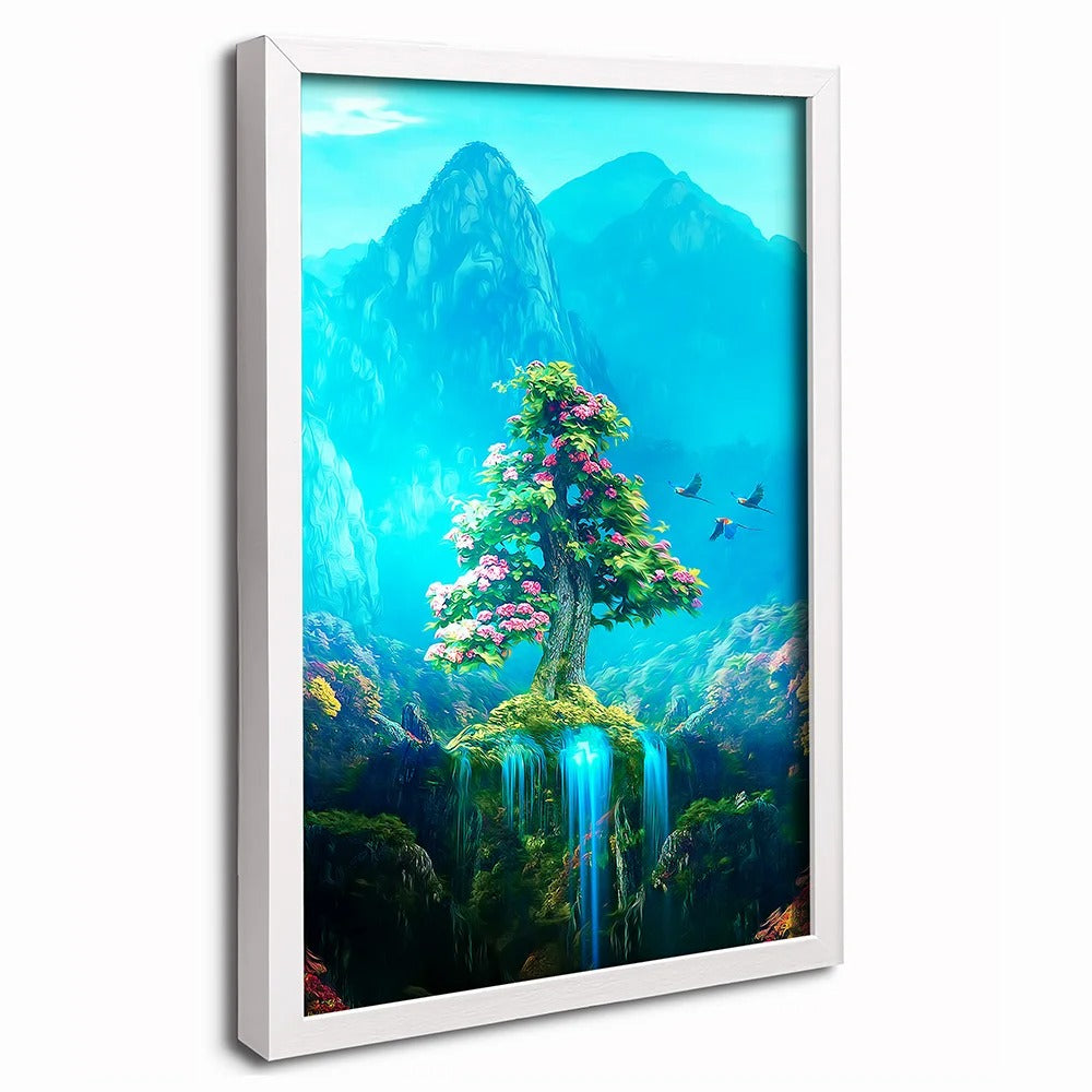 Waterfall Tree Canvas