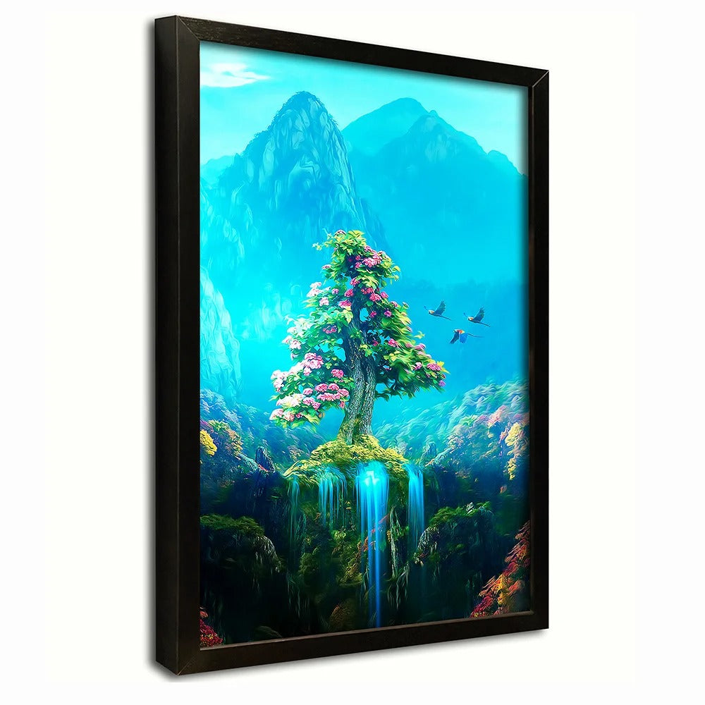 Waterfall Tree Canvas