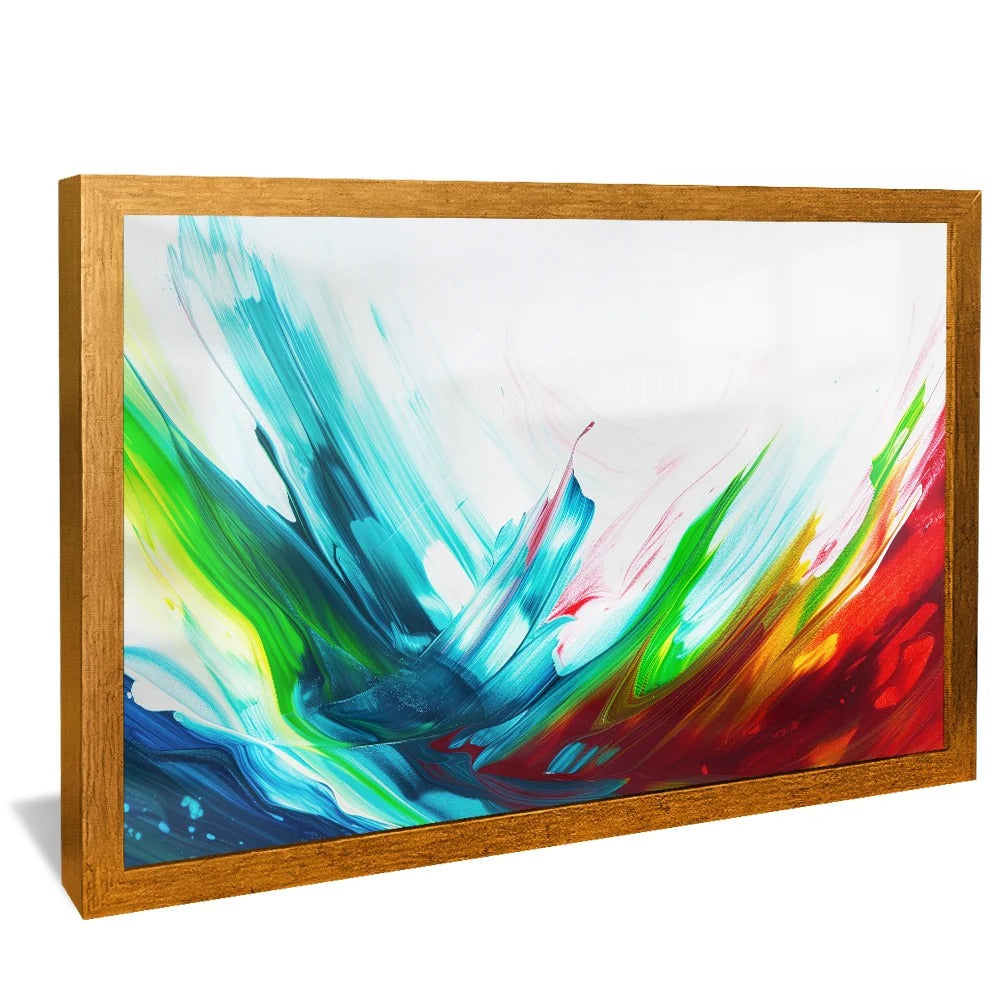 Wave of Colors Decorative Canvas V1352