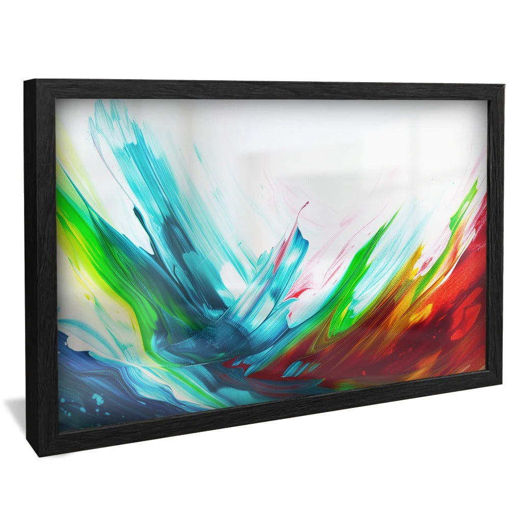 Wave of Colors Decorative Canvas V1352