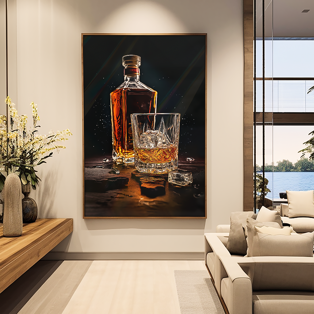 Whiskey Glass V905 Canvas