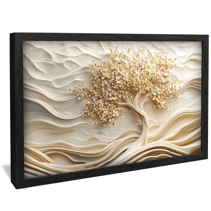 White Ceramic Tree V2061 Canvas