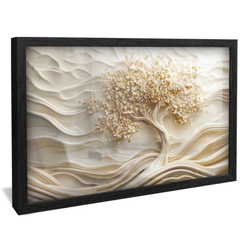 White Ceramic Tree V2061 Canvas