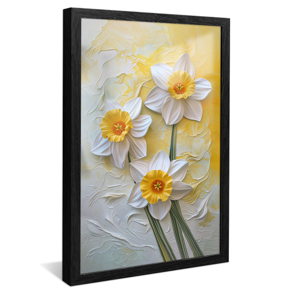 White Flower Painting V1154 Canvas