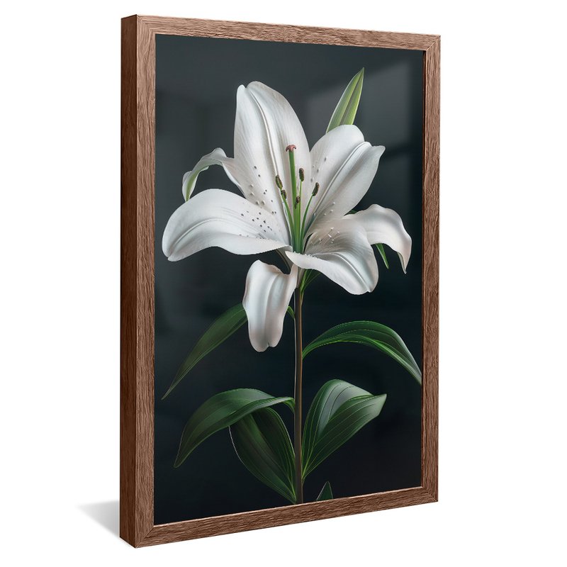 White Lily V1606 Canvas