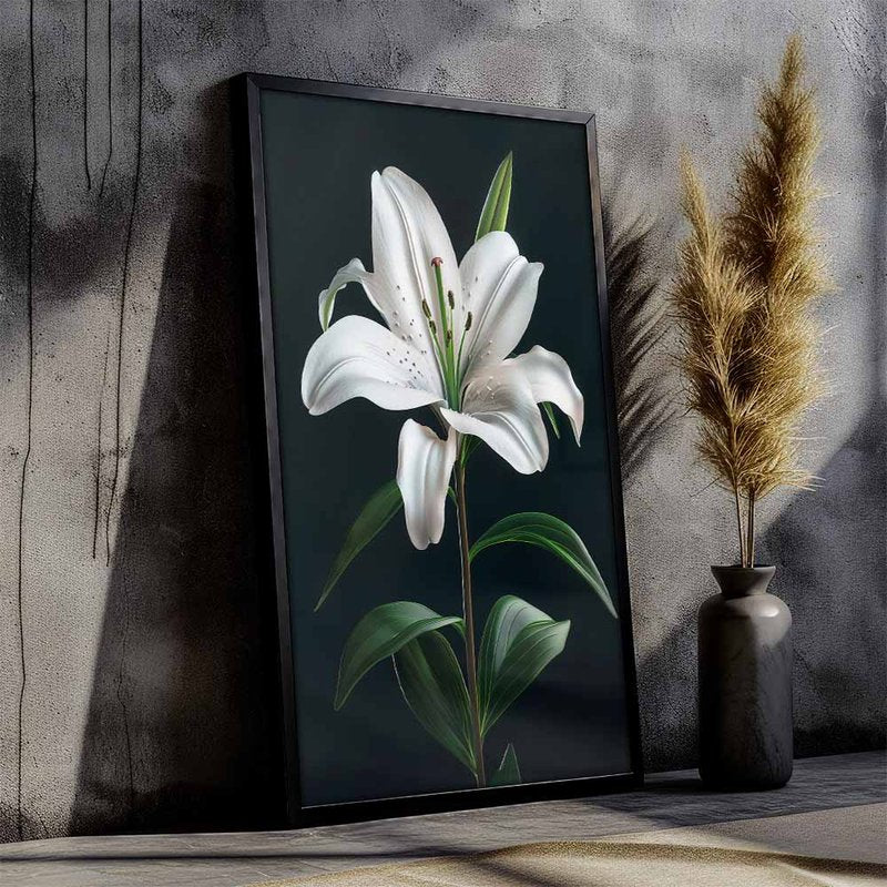 White Lily V1606 Canvas