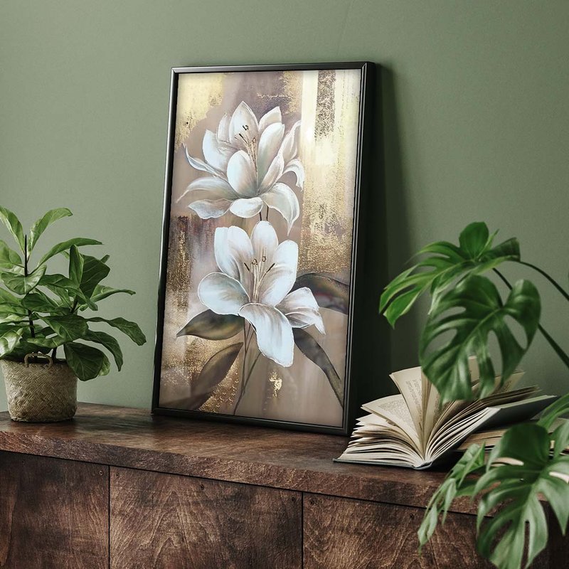 White Lily V1684 Canvas