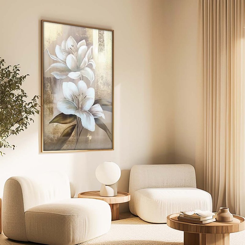 White Lily V1684 Canvas