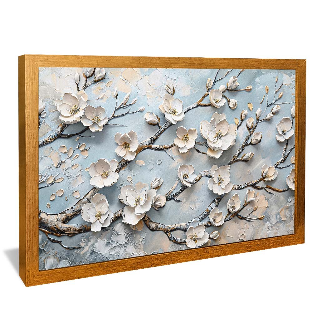 White Magnolias Canvas