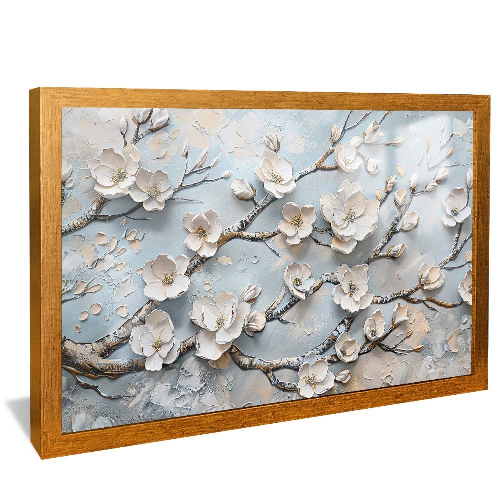 White Magnolias Canvas