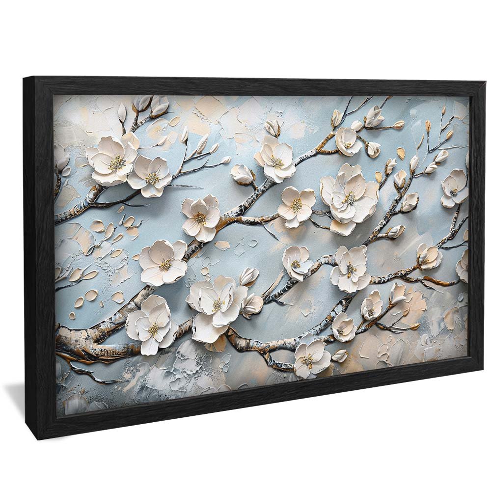 White Magnolias Canvas