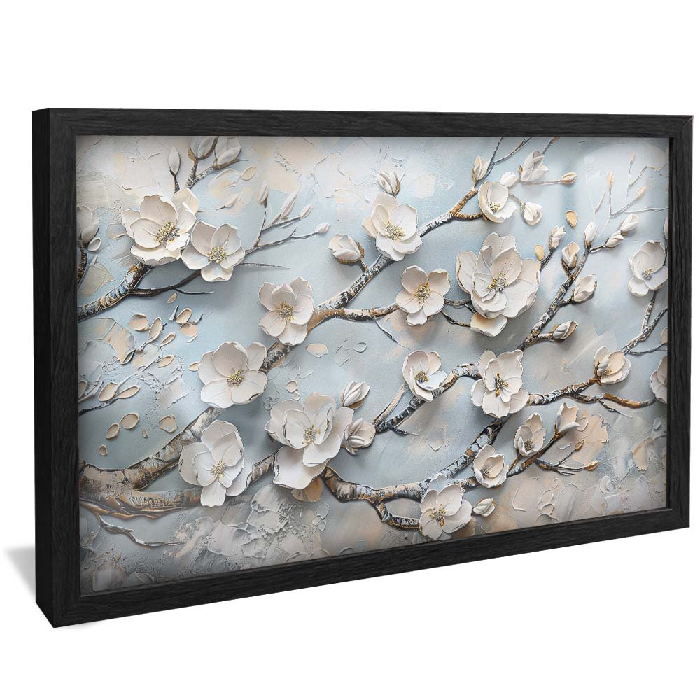 White Magnolias Canvas